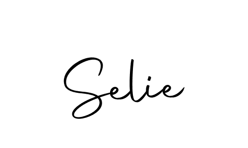 Design your own signature with our free online signature maker. With this signature software, you can create a handwritten (Autography-DOLnW) signature for name Selie. Selie signature style 10 images and pictures png