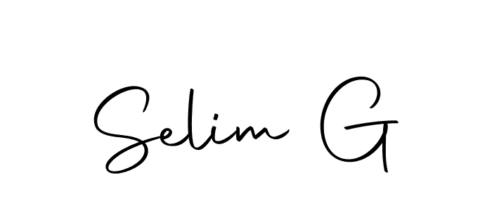 Create a beautiful signature design for name Selim G. With this signature (Autography-DOLnW) fonts, you can make a handwritten signature for free. Selim G signature style 10 images and pictures png