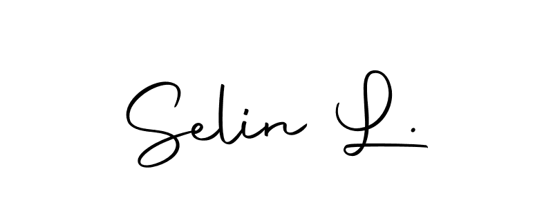 The best way (Autography-DOLnW) to make a short signature is to pick only two or three words in your name. The name Selin L. include a total of six letters. For converting this name. Selin L. signature style 10 images and pictures png
