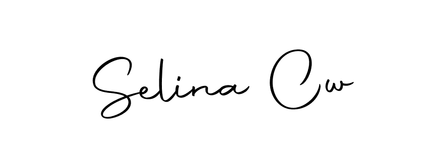 Make a short Selina Cw signature style. Manage your documents anywhere anytime using Autography-DOLnW. Create and add eSignatures, submit forms, share and send files easily. Selina Cw signature style 10 images and pictures png