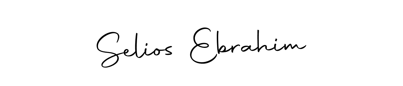 You should practise on your own different ways (Autography-DOLnW) to write your name (Selios Ebrahim) in signature. don't let someone else do it for you. Selios Ebrahim signature style 10 images and pictures png