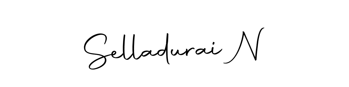 Design your own signature with our free online signature maker. With this signature software, you can create a handwritten (Autography-DOLnW) signature for name Selladurai N. Selladurai N signature style 10 images and pictures png