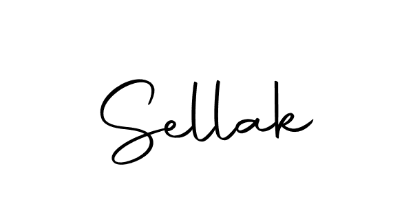 How to make Sellak signature? Autography-DOLnW is a professional autograph style. Create handwritten signature for Sellak name. Sellak signature style 10 images and pictures png