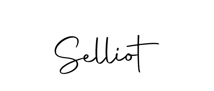 Create a beautiful signature design for name Selliot. With this signature (Autography-DOLnW) fonts, you can make a handwritten signature for free. Selliot signature style 10 images and pictures png