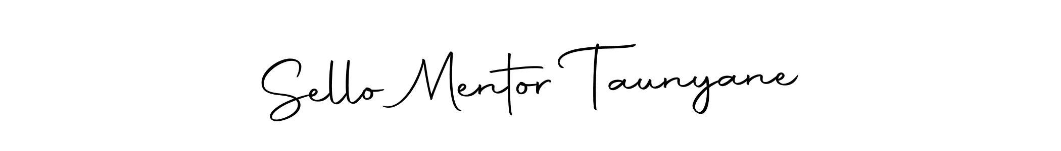 Similarly Autography-DOLnW is the best handwritten signature design. Signature creator online .You can use it as an online autograph creator for name Sello Mentor Taunyane. Sello Mentor Taunyane signature style 10 images and pictures png