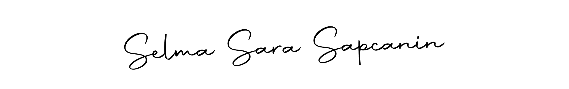 if you are searching for the best signature style for your name Selma Sara Sapcanin. so please give up your signature search. here we have designed multiple signature styles  using Autography-DOLnW. Selma Sara Sapcanin signature style 10 images and pictures png