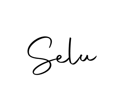 if you are searching for the best signature style for your name Selu. so please give up your signature search. here we have designed multiple signature styles  using Autography-DOLnW. Selu signature style 10 images and pictures png