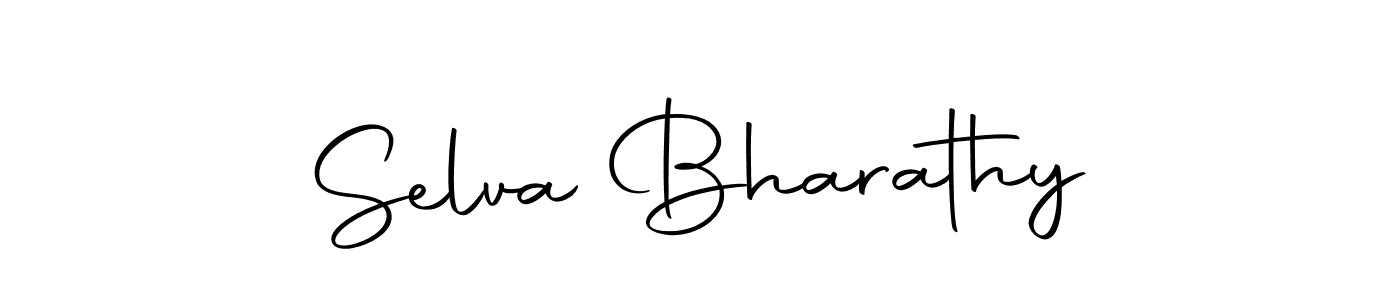 Selva Bharathy stylish signature style. Best Handwritten Sign (Autography-DOLnW) for my name. Handwritten Signature Collection Ideas for my name Selva Bharathy. Selva Bharathy signature style 10 images and pictures png