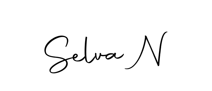 Also we have Selva N name is the best signature style. Create professional handwritten signature collection using Autography-DOLnW autograph style. Selva N signature style 10 images and pictures png