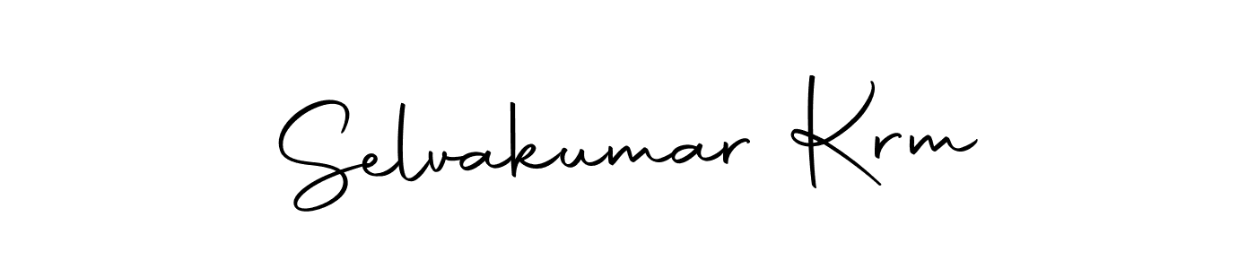 Design your own signature with our free online signature maker. With this signature software, you can create a handwritten (Autography-DOLnW) signature for name Selvakumar Krm. Selvakumar Krm signature style 10 images and pictures png