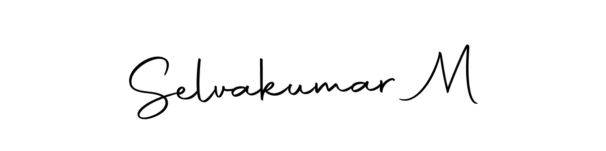 Design your own signature with our free online signature maker. With this signature software, you can create a handwritten (Autography-DOLnW) signature for name Selvakumar M. Selvakumar M signature style 10 images and pictures png