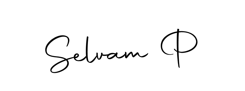 Create a beautiful signature design for name Selvam P. With this signature (Autography-DOLnW) fonts, you can make a handwritten signature for free. Selvam P signature style 10 images and pictures png