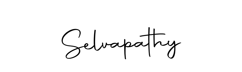 The best way (Autography-DOLnW) to make a short signature is to pick only two or three words in your name. The name Selvapathy include a total of six letters. For converting this name. Selvapathy signature style 10 images and pictures png