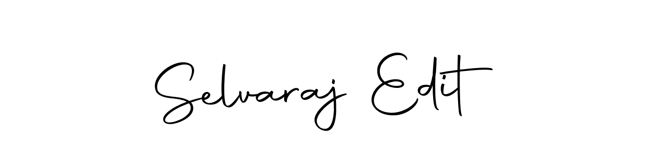 Use a signature maker to create a handwritten signature online. With this signature software, you can design (Autography-DOLnW) your own signature for name Selvaraj Edit. Selvaraj Edit signature style 10 images and pictures png