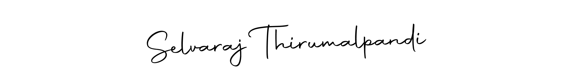 Create a beautiful signature design for name Selvaraj Thirumalpandi. With this signature (Autography-DOLnW) fonts, you can make a handwritten signature for free. Selvaraj Thirumalpandi signature style 10 images and pictures png