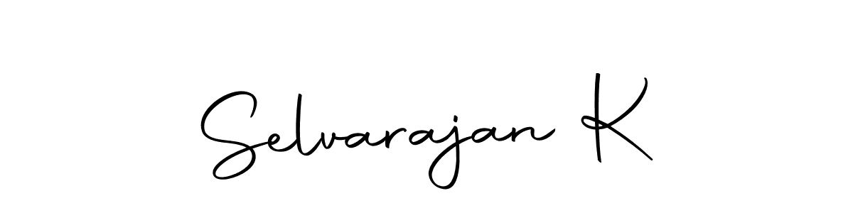 Design your own signature with our free online signature maker. With this signature software, you can create a handwritten (Autography-DOLnW) signature for name Selvarajan K. Selvarajan K signature style 10 images and pictures png