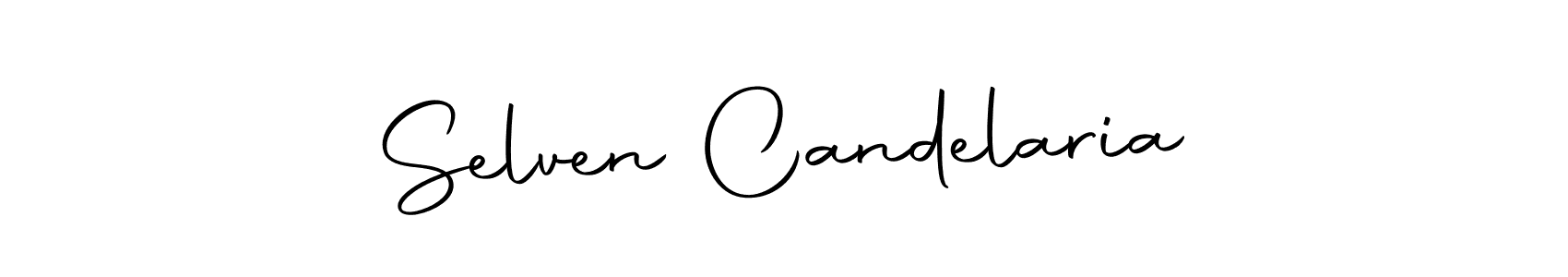 Create a beautiful signature design for name Selven Candelaria. With this signature (Autography-DOLnW) fonts, you can make a handwritten signature for free. Selven Candelaria signature style 10 images and pictures png