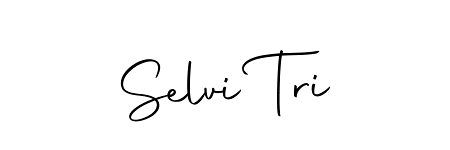 How to make Selvi Tri name signature. Use Autography-DOLnW style for creating short signs online. This is the latest handwritten sign. Selvi Tri signature style 10 images and pictures png