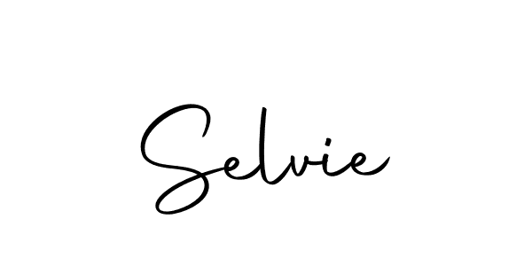 Use a signature maker to create a handwritten signature online. With this signature software, you can design (Autography-DOLnW) your own signature for name Selvie. Selvie signature style 10 images and pictures png