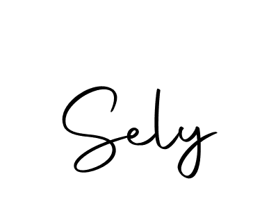 The best way (Autography-DOLnW) to make a short signature is to pick only two or three words in your name. The name Sely include a total of six letters. For converting this name. Sely signature style 10 images and pictures png