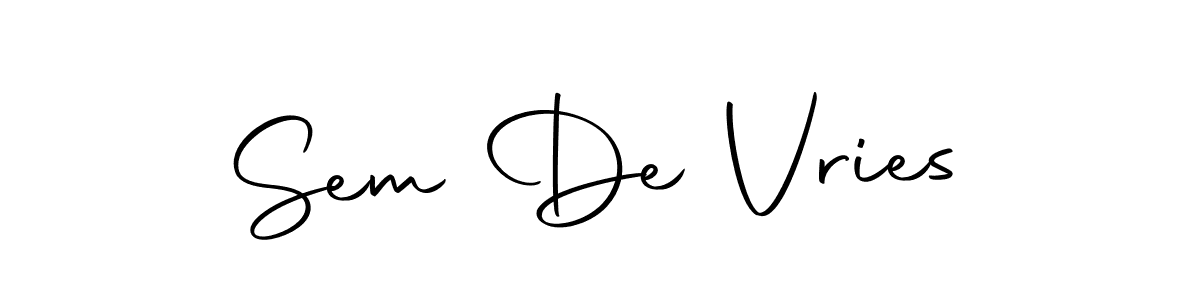 Autography-DOLnW is a professional signature style that is perfect for those who want to add a touch of class to their signature. It is also a great choice for those who want to make their signature more unique. Get Sem De Vries name to fancy signature for free. Sem De Vries signature style 10 images and pictures png