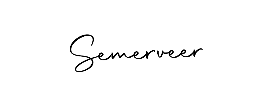Similarly Autography-DOLnW is the best handwritten signature design. Signature creator online .You can use it as an online autograph creator for name Semerveer. Semerveer signature style 10 images and pictures png