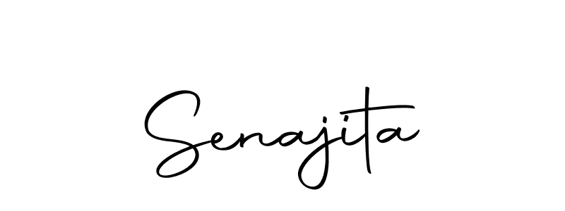 Design your own signature with our free online signature maker. With this signature software, you can create a handwritten (Autography-DOLnW) signature for name Senajita. Senajita signature style 10 images and pictures png