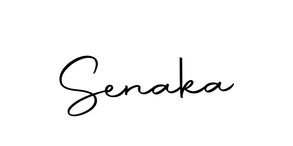Use a signature maker to create a handwritten signature online. With this signature software, you can design (Autography-DOLnW) your own signature for name Senaka. Senaka signature style 10 images and pictures png