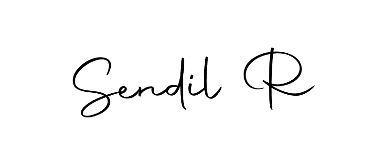 Design your own signature with our free online signature maker. With this signature software, you can create a handwritten (Autography-DOLnW) signature for name Sendil R. Sendil R signature style 10 images and pictures png