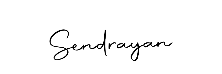 Use a signature maker to create a handwritten signature online. With this signature software, you can design (Autography-DOLnW) your own signature for name Sendrayan. Sendrayan signature style 10 images and pictures png
