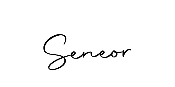 Make a beautiful signature design for name Seneor. With this signature (Autography-DOLnW) style, you can create a handwritten signature for free. Seneor signature style 10 images and pictures png