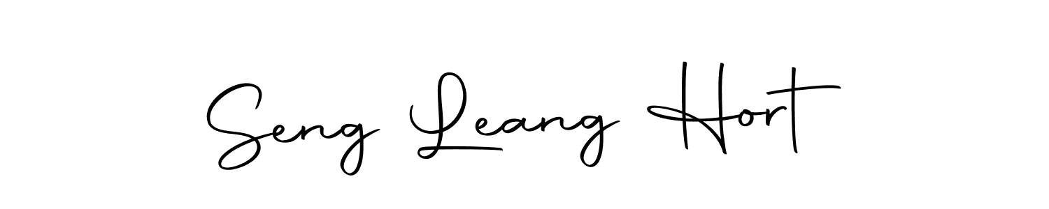 Similarly Autography-DOLnW is the best handwritten signature design. Signature creator online .You can use it as an online autograph creator for name Seng Leang Hort. Seng Leang Hort signature style 10 images and pictures png
