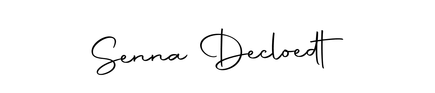 Design your own signature with our free online signature maker. With this signature software, you can create a handwritten (Autography-DOLnW) signature for name Senna Decloedt. Senna Decloedt signature style 10 images and pictures png