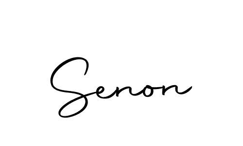 How to make Senon name signature. Use Autography-DOLnW style for creating short signs online. This is the latest handwritten sign. Senon signature style 10 images and pictures png