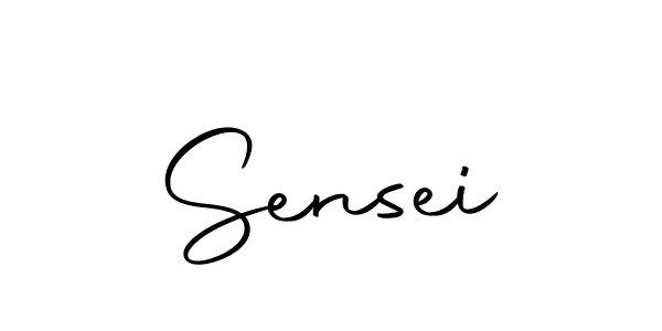 Create a beautiful signature design for name Sensei. With this signature (Autography-DOLnW) fonts, you can make a handwritten signature for free. Sensei signature style 10 images and pictures png
