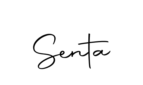 Use a signature maker to create a handwritten signature online. With this signature software, you can design (Autography-DOLnW) your own signature for name Senta. Senta signature style 10 images and pictures png