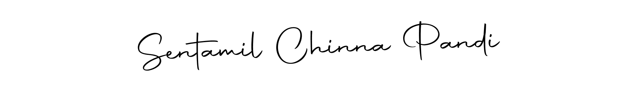 How to make Sentamil Chinna Pandi name signature. Use Autography-DOLnW style for creating short signs online. This is the latest handwritten sign. Sentamil Chinna Pandi signature style 10 images and pictures png