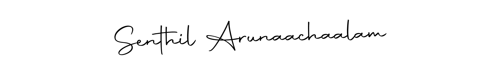 The best way (Autography-DOLnW) to make a short signature is to pick only two or three words in your name. The name Senthil Arunaachaalam include a total of six letters. For converting this name. Senthil Arunaachaalam signature style 10 images and pictures png