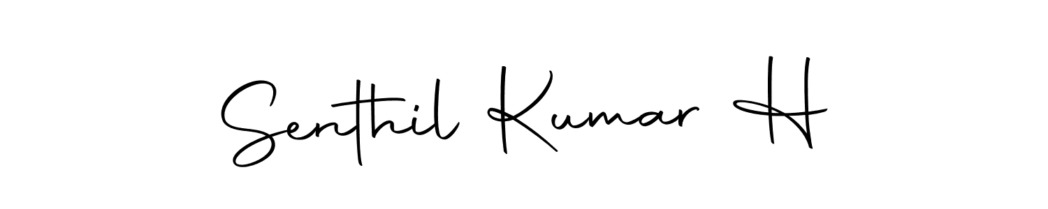 Make a short Senthil Kumar H signature style. Manage your documents anywhere anytime using Autography-DOLnW. Create and add eSignatures, submit forms, share and send files easily. Senthil Kumar H signature style 10 images and pictures png