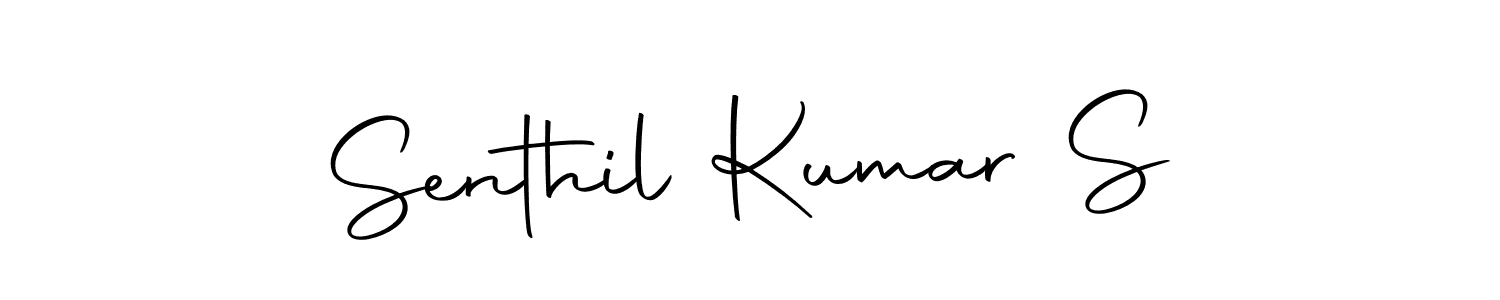 The best way (Autography-DOLnW) to make a short signature is to pick only two or three words in your name. The name Senthil Kumar S include a total of six letters. For converting this name. Senthil Kumar S signature style 10 images and pictures png