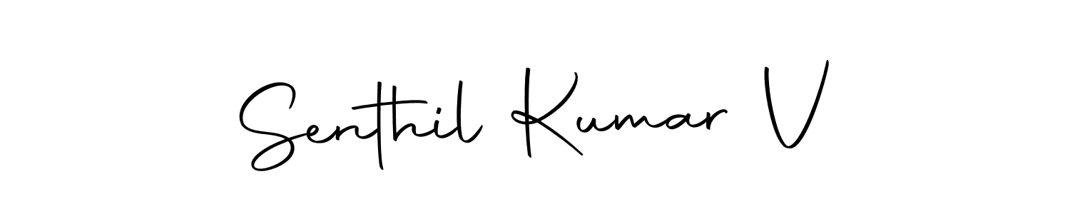 Make a short Senthil Kumar V signature style. Manage your documents anywhere anytime using Autography-DOLnW. Create and add eSignatures, submit forms, share and send files easily. Senthil Kumar V signature style 10 images and pictures png