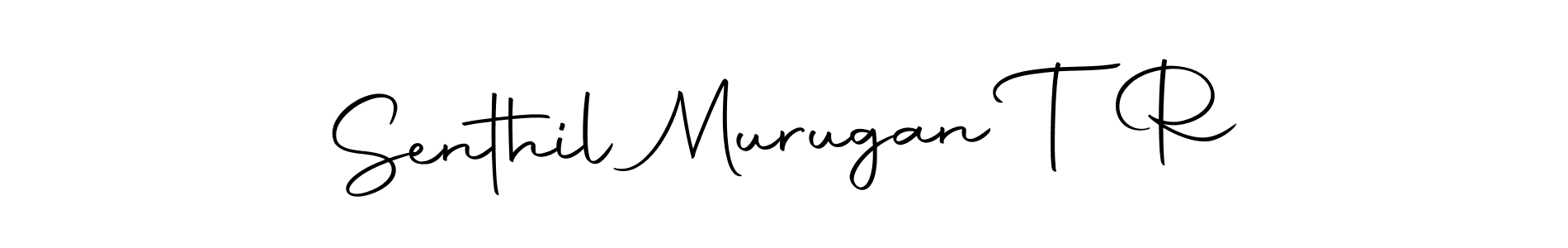 Similarly Autography-DOLnW is the best handwritten signature design. Signature creator online .You can use it as an online autograph creator for name Senthil Murugan T R. Senthil Murugan T R signature style 10 images and pictures png