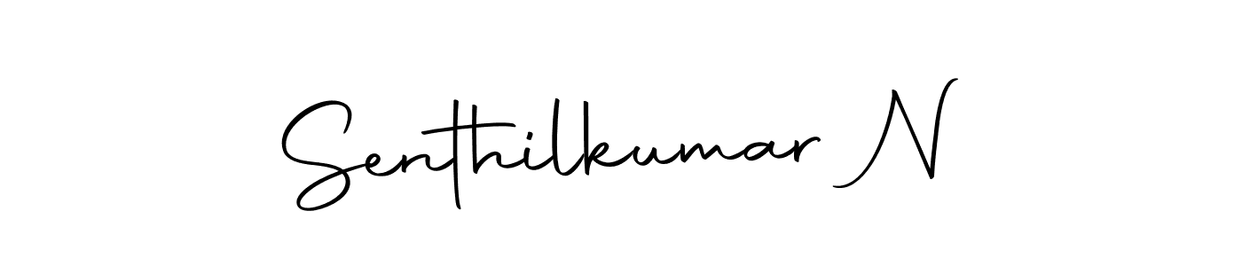 if you are searching for the best signature style for your name Senthilkumar N. so please give up your signature search. here we have designed multiple signature styles  using Autography-DOLnW. Senthilkumar N signature style 10 images and pictures png