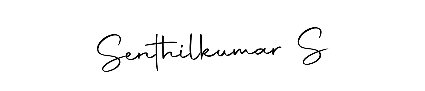 Use a signature maker to create a handwritten signature online. With this signature software, you can design (Autography-DOLnW) your own signature for name Senthilkumar S. Senthilkumar S signature style 10 images and pictures png