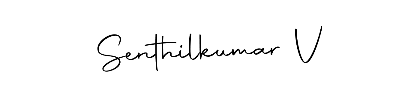 You should practise on your own different ways (Autography-DOLnW) to write your name (Senthilkumar V) in signature. don't let someone else do it for you. Senthilkumar V signature style 10 images and pictures png