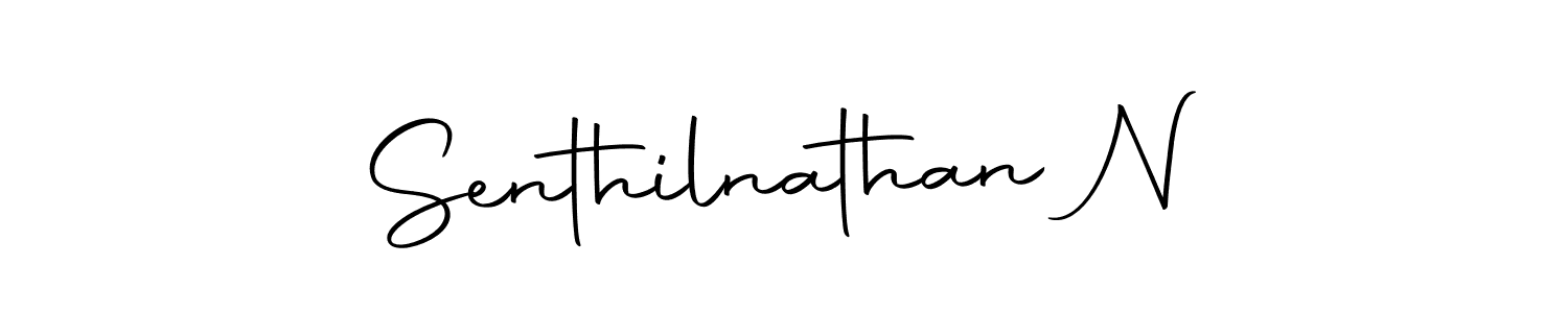 Create a beautiful signature design for name Senthilnathan N. With this signature (Autography-DOLnW) fonts, you can make a handwritten signature for free. Senthilnathan N signature style 10 images and pictures png