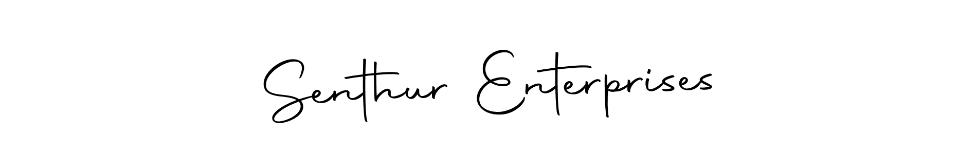 Design your own signature with our free online signature maker. With this signature software, you can create a handwritten (Autography-DOLnW) signature for name Senthur Enterprises. Senthur Enterprises signature style 10 images and pictures png