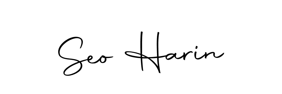 Make a beautiful signature design for name Seo Harin. With this signature (Autography-DOLnW) style, you can create a handwritten signature for free. Seo Harin signature style 10 images and pictures png