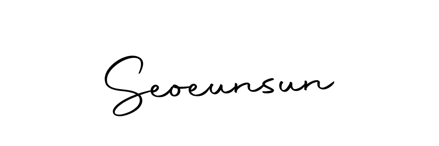 Make a beautiful signature design for name Seoeunsun. With this signature (Autography-DOLnW) style, you can create a handwritten signature for free. Seoeunsun signature style 10 images and pictures png
