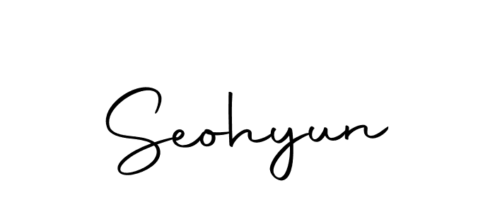 Design your own signature with our free online signature maker. With this signature software, you can create a handwritten (Autography-DOLnW) signature for name Seohyun. Seohyun signature style 10 images and pictures png